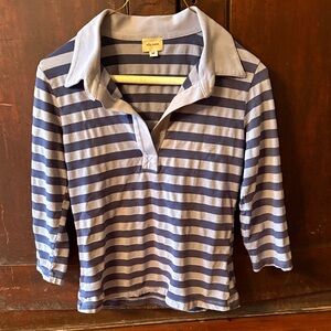 Striped polo shirt